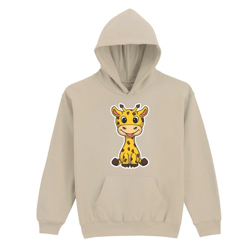 Carina giraffa sorridente